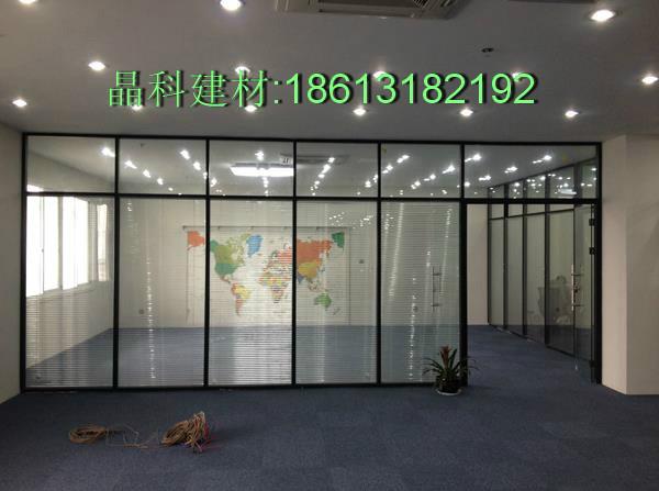 供应贵州办公室玻璃百叶隔断工程