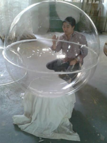 供应厂家定制1.2米大型透明压克力圆球