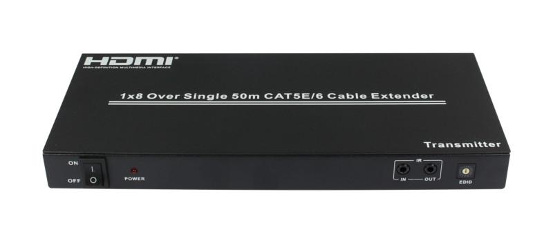 供应HDMI一分八网线延长器，网线分配器，网线分配器延长器