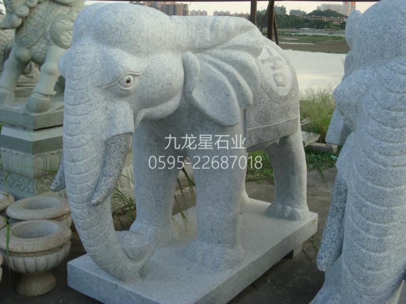供应石材大象   大门风水招财大象  门口如意平安大象   专业石雕大象厂家图片