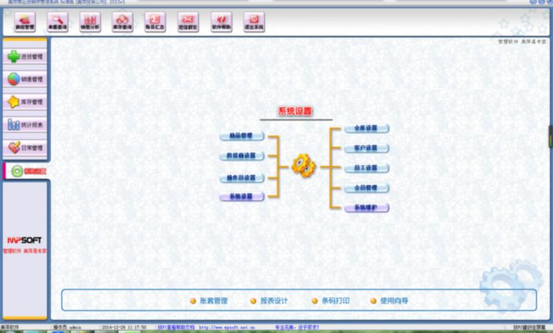 供应安徽合肥美萍商业进销存管理系统/版本号2015v1/支持XP win7 win8系统
