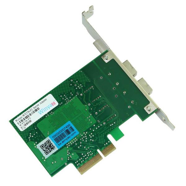 WY576-F2 PCI-E X4双口千兆服务器光纤网卡INTEL82576多模