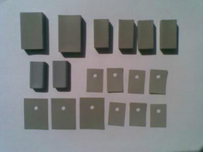 供应绝缘矽胶片，导热矽胶片，（软矽胶、硬矽胶）加工订制成型