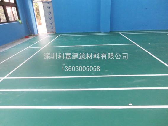 深圳羽毛球场比赛专用PVC地板胶批发