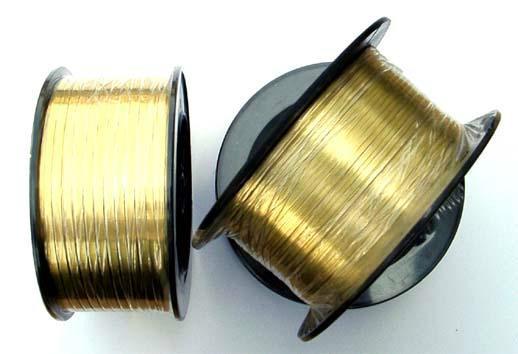 供应扁铜线，淄博黄铜扁线，拉链、饰品扁铜线厂家图片