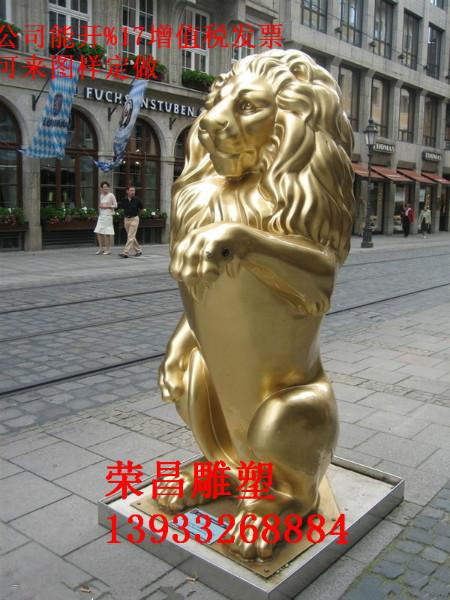 保定市城市铜狮子雕塑-城市铜雕塑制作厂厂家