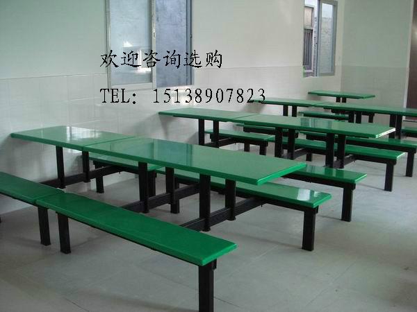 郑州六人位玻璃钢餐桌批发