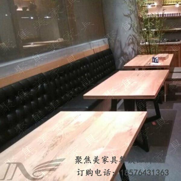 供应中餐厅家具厂家 实木餐桌椅 深圳聚焦美家具