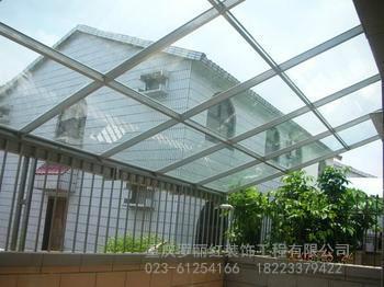 供应重庆九龙坡大渡口玻璃雨棚专业施工