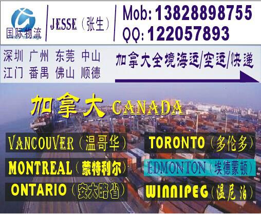 深圳到加拿大温哥华的国际海运公司供应深圳到加拿大温哥华的国际海运公司