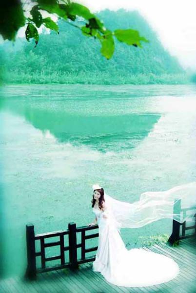 供应杭州人去哪里旅游周边青山湖婚纱照