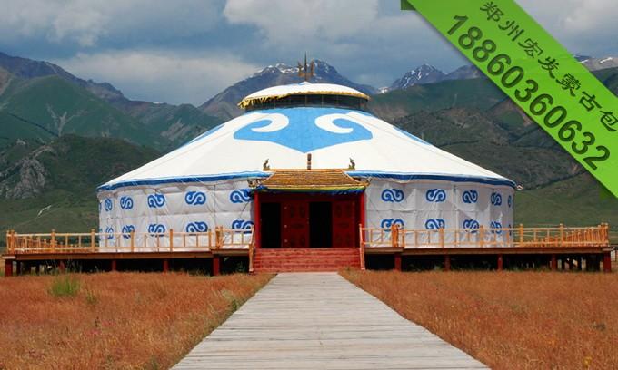 蒙古包帐篷价格餐饮式蒙古包28682批发