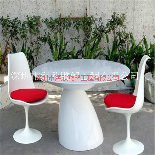 玻璃钢防腐茶台茶桌休闲椅生产工厂批发
