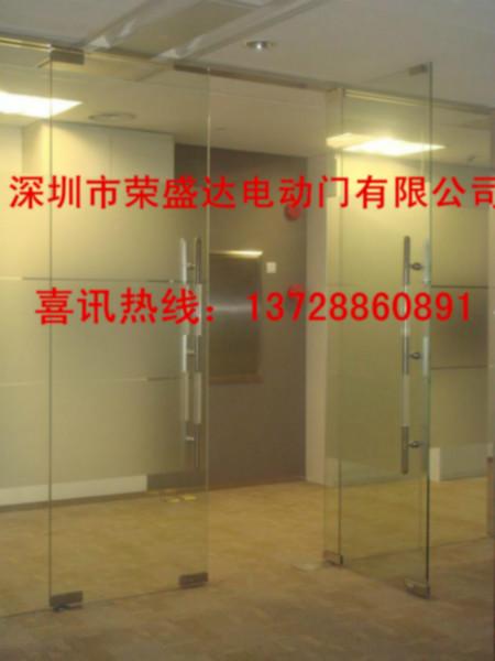 供应深圳龙岗坪地专业定做地弹簧玻璃门，龙成低价更换地弹簧玻璃门超低价
