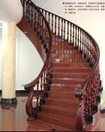 供应别墅欧式木楼梯设计 别墅欧式木楼梯厂家 扬州光大楼梯