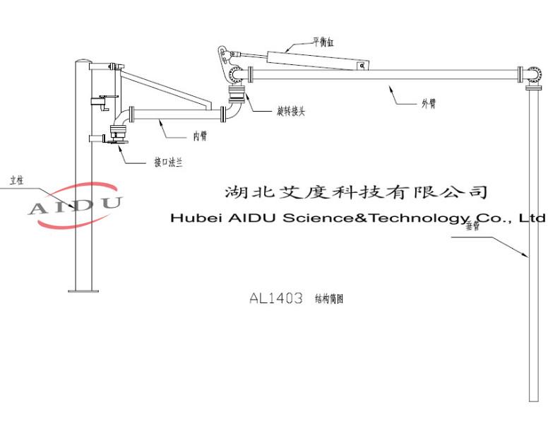 湖北鹤管厂家汽车火车顶部卸车鹤管批发