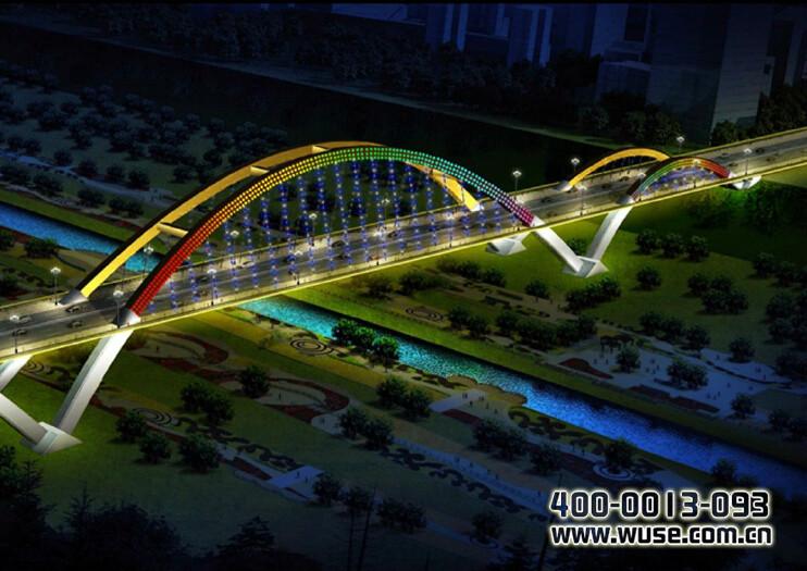 供应用于桥梁亮化的专业桥梁亮化——贵州大桥亮化效果