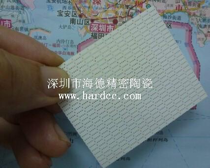 深圳市激光加工陶瓷基片微孔小孔厂家供应激光加工陶瓷基片微孔小孔