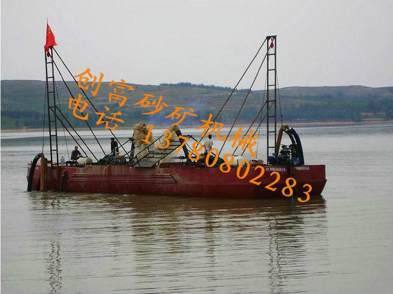 供应广东陆丰抽沙运输船-20-100立方-可自卸的抽沙船