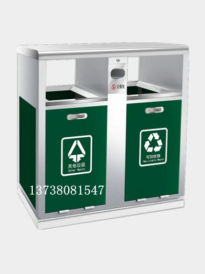 供应户外可定制果皮箱 不锈钢垃圾桶 小区商场电梯口垃圾桶HW-0024