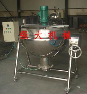 供应300升电加热可倾式普通搅拌夹层锅厂