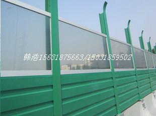 供应展会高架桥隔声屏障/H型钢立柱/100x100x6x8立柱型号/针孔复合吸声板
