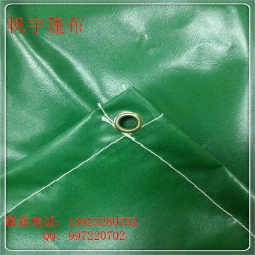 供应用于盖货用布的绿色厚料防雨防晒防尘防静电防水布