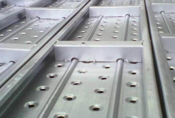 建筑脚手架钢管厂家专用热镀锌钢架板热镀锌钢跳板脚手板镀锌钢架板