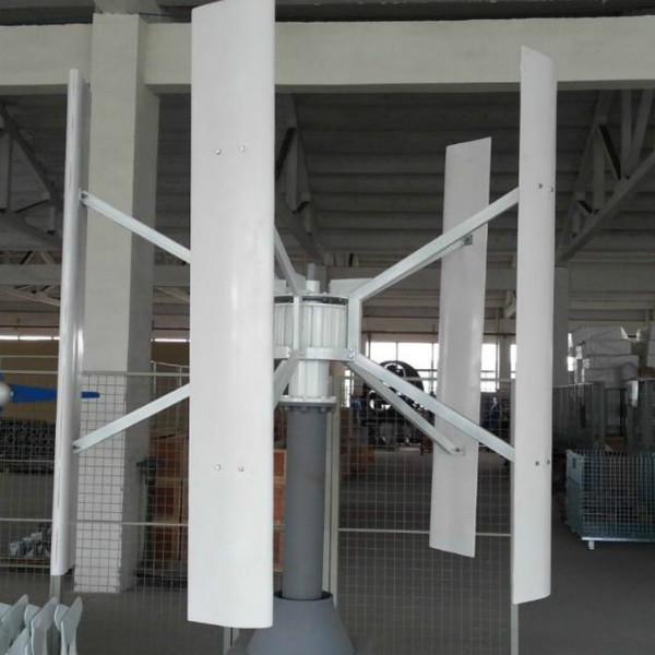 供应CE认证风力发电机厂家直销/1KW垂直轴低转速小噪音高发电率风机