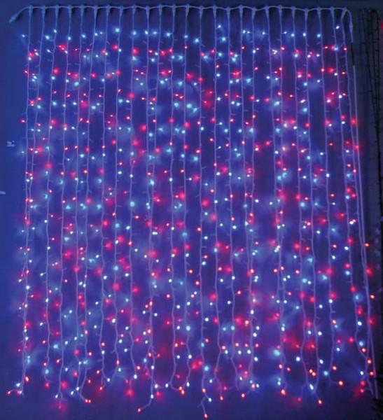 供应七彩LED圣诞树灯满天星灯串LED