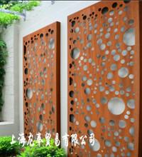 上海铁红色锈蚀钢板/铁艺红钢板批发
