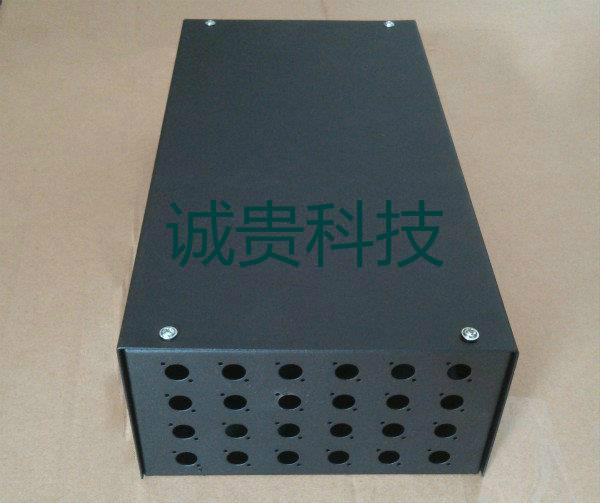 供应法兰型24口光缆终端盒壁挂式终端盒价格FC终端盒图片