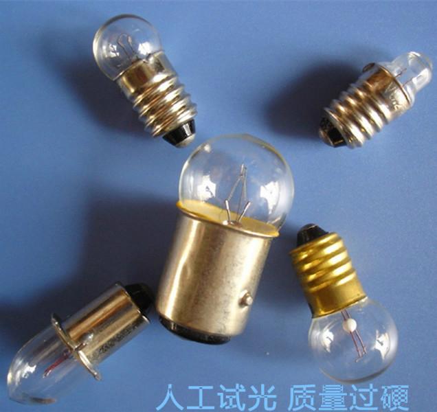 供应2.5V3.8V电学实验电珠灯泡 教学小电珠老式手电筒灯泡