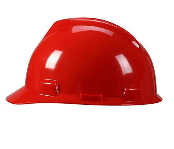 ABS安全帽行情，V型透气安全帽_建筑工地防撞 国标 防护头盔厂家印字