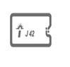供应impinj小尺寸J35近距离rfid电标签 干湿inlay超高频无源6C电子标签