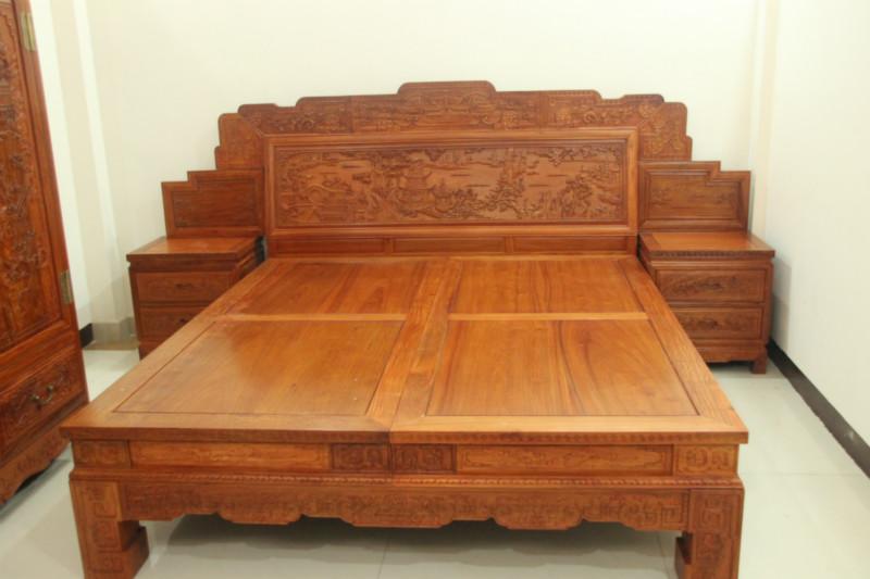 供应红木实木床，红木家具1.8m大床，卧室家具