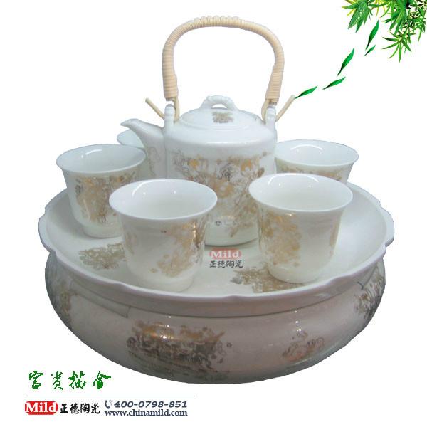 供应陶瓷茶具礼品套装 青花瓷茶具