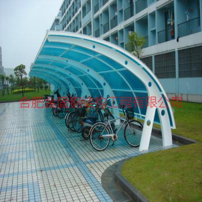 供应合肥钢结构自行车棚专业安装|自行车棚专业安装|合肥自行车棚设计安装图片