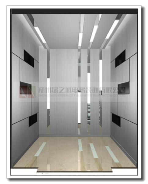 供应许昌绿之城电梯装饰公司，电梯装潢及配件，三菱电梯配件，电梯装饰图片