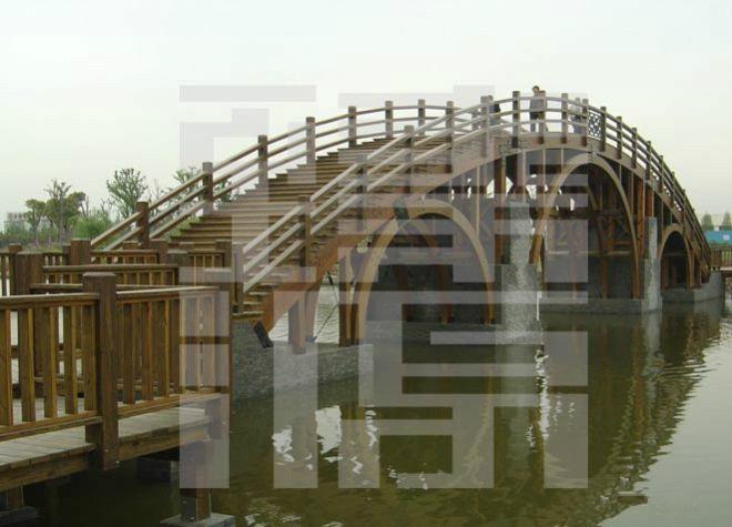 六盘水防腐木木户外小木桥 ，安顺景观木桥 铜仁定做木桥定制防腐木木拱桥