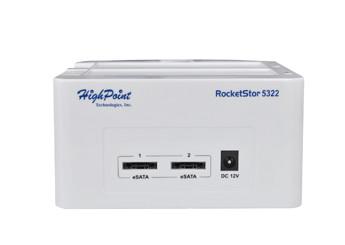 供应火箭RocketStor5322eSATA硬盘底座通用2.5”/3.5”移动硬盘底座