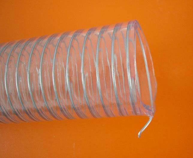 优质无毒无味透明PVC钢丝软管批发