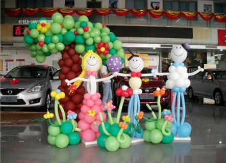 供应漯河商场六一儿童节气球装饰