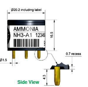 供应产品名称氨气传感器NH3-A1