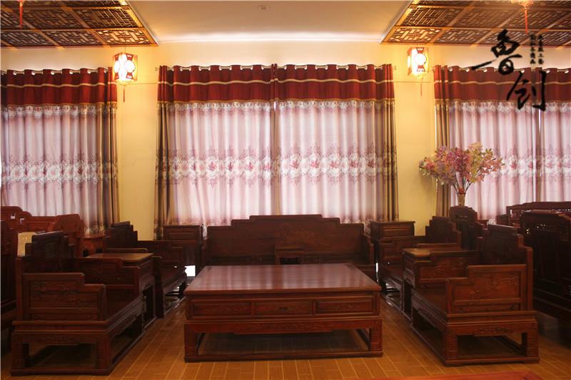 供应东阳老挝红酸枝家具厂批发出售，红木家具厂出售，红木家具厂报价图片