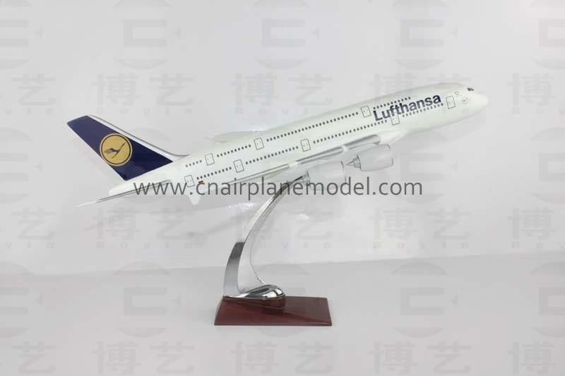 供应A380汉莎树脂飞机模型36CM