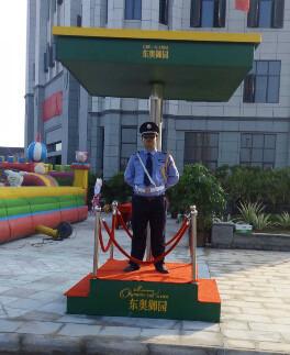 上海户外保安形象物业站台伞批发