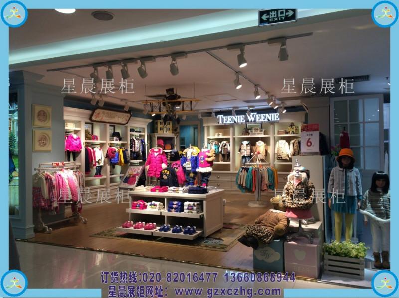广州市木质童装展示柜厂家供应木质童装展示柜