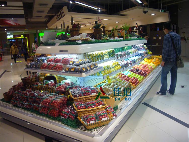 厂家直销环形超市蔬菜保鲜风幕柜批发
