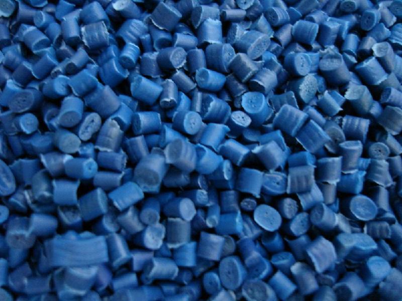 蓝色PP料PP塑料颗粒新料环保增强批发